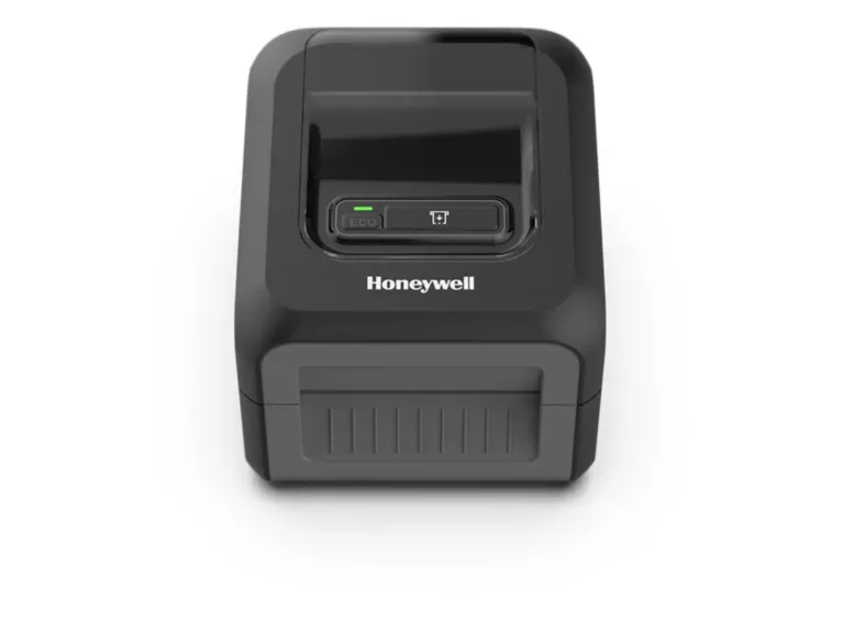 Honeywell PC41E-D – tlačítko posunu a tlačítko ECO na horní straně