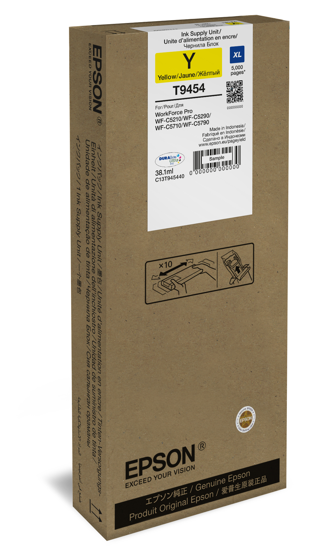EPSON cartridge T9454 yellow XL (WF-C5xxx)