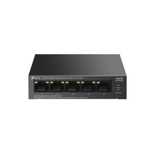TP-LINK LS105GP 5portový gigabitový stolní switch se 4 porty PoE+