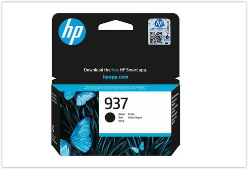 HP 4S6W5NE originální náplň černá č. 937, cca 1250 stran