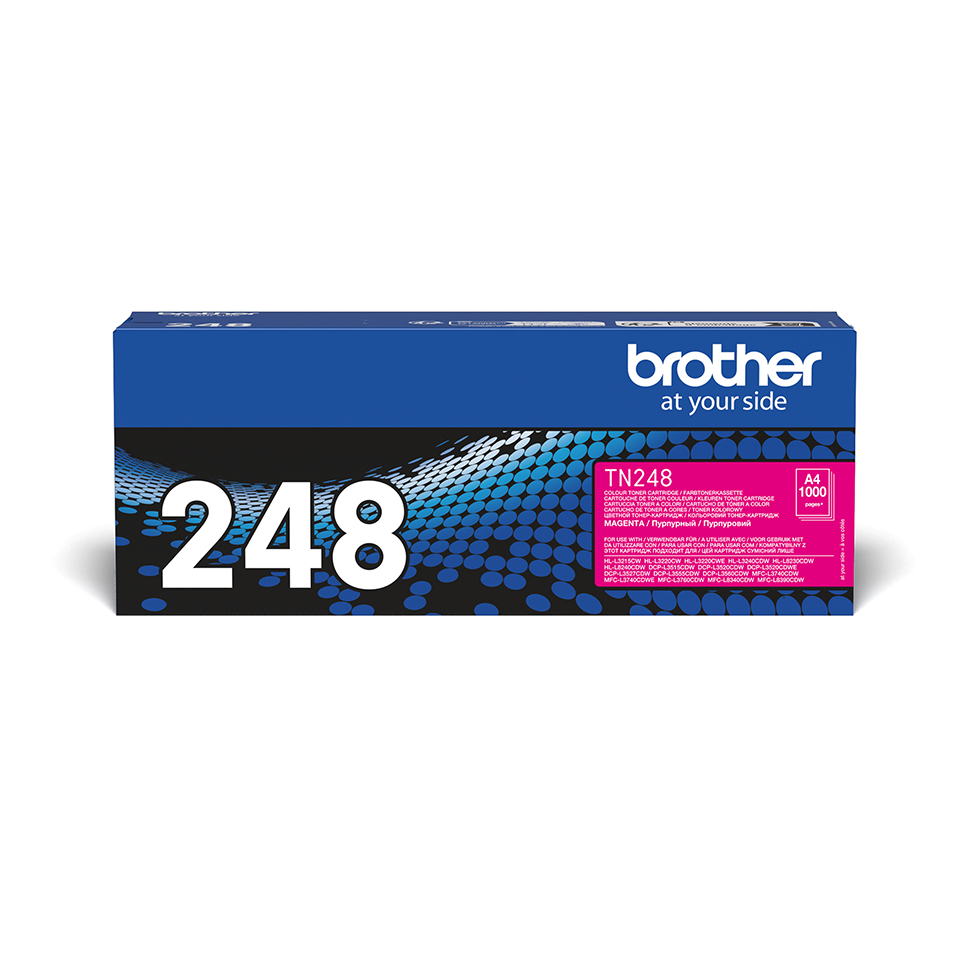 Brother - TN248M, magenta toner (až 1 000 stran)