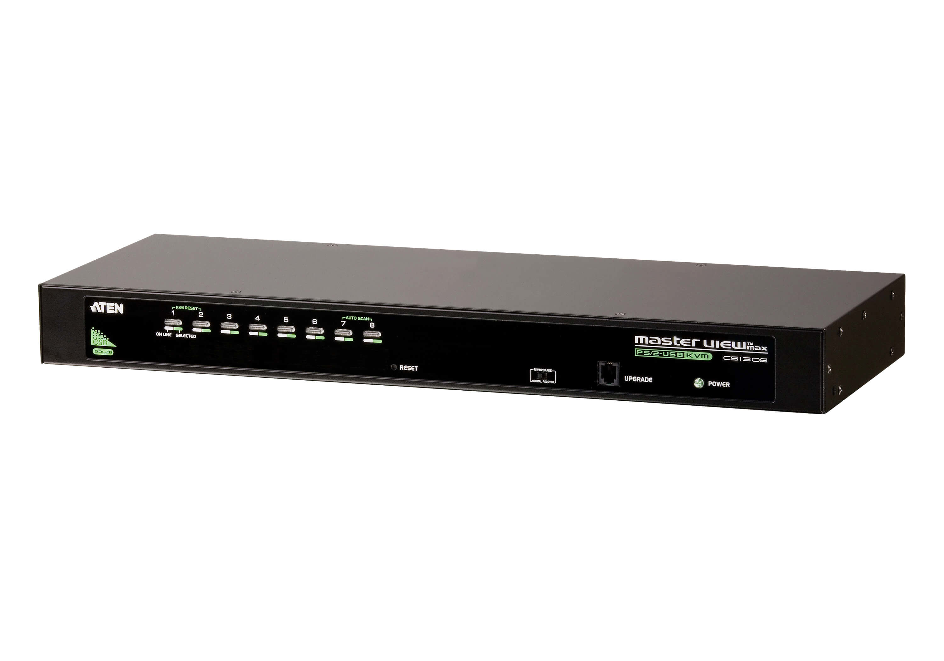 ATEN KVM přepínač CS-1308A USB a PS2 8PC , OSD, 19"