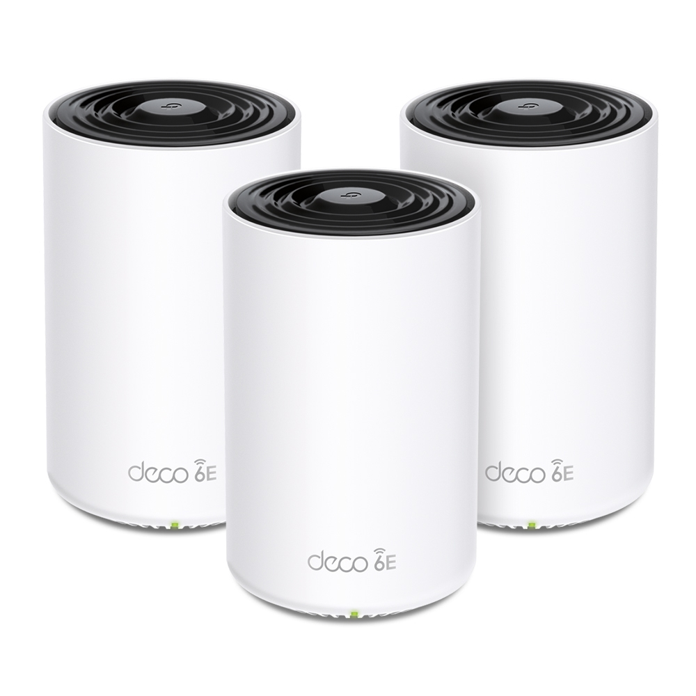 TP-Link Deco XE75 Pro(3-pack) - Multi-Gig 2,5 Gbps AXE5400 třípásmový Meshový Wi
