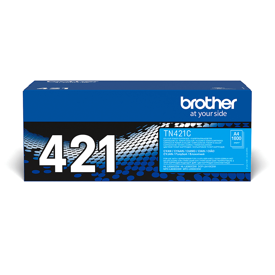 Brother - TN-421C, toner cyan (až 1 800 stran)