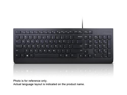 LENOVO klávesnice Essential/Drátové USB-A/CZ-SK layout/Černá