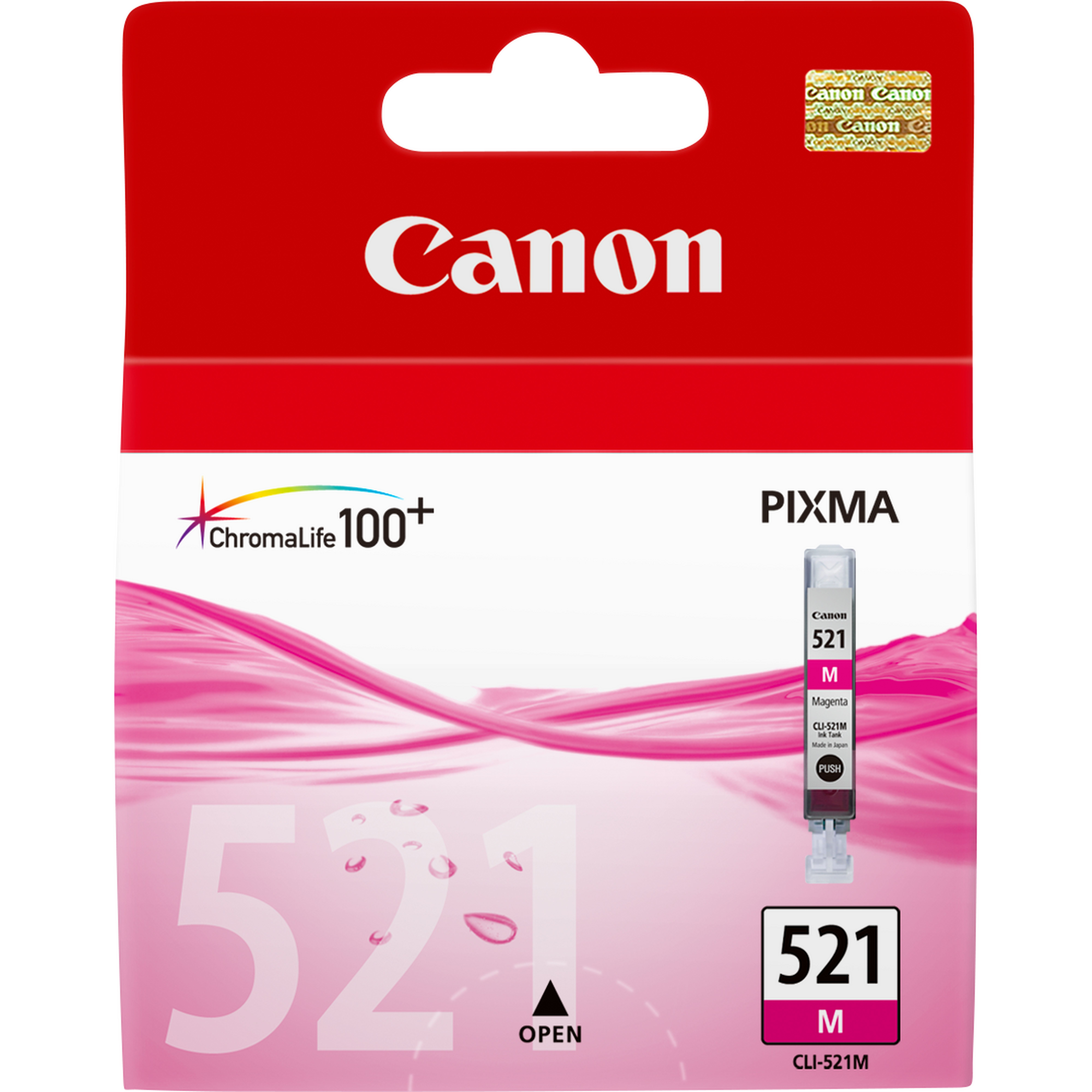 Canon cartridge CLI-521 M/Magenta / 470str. / Magenta / 9ml