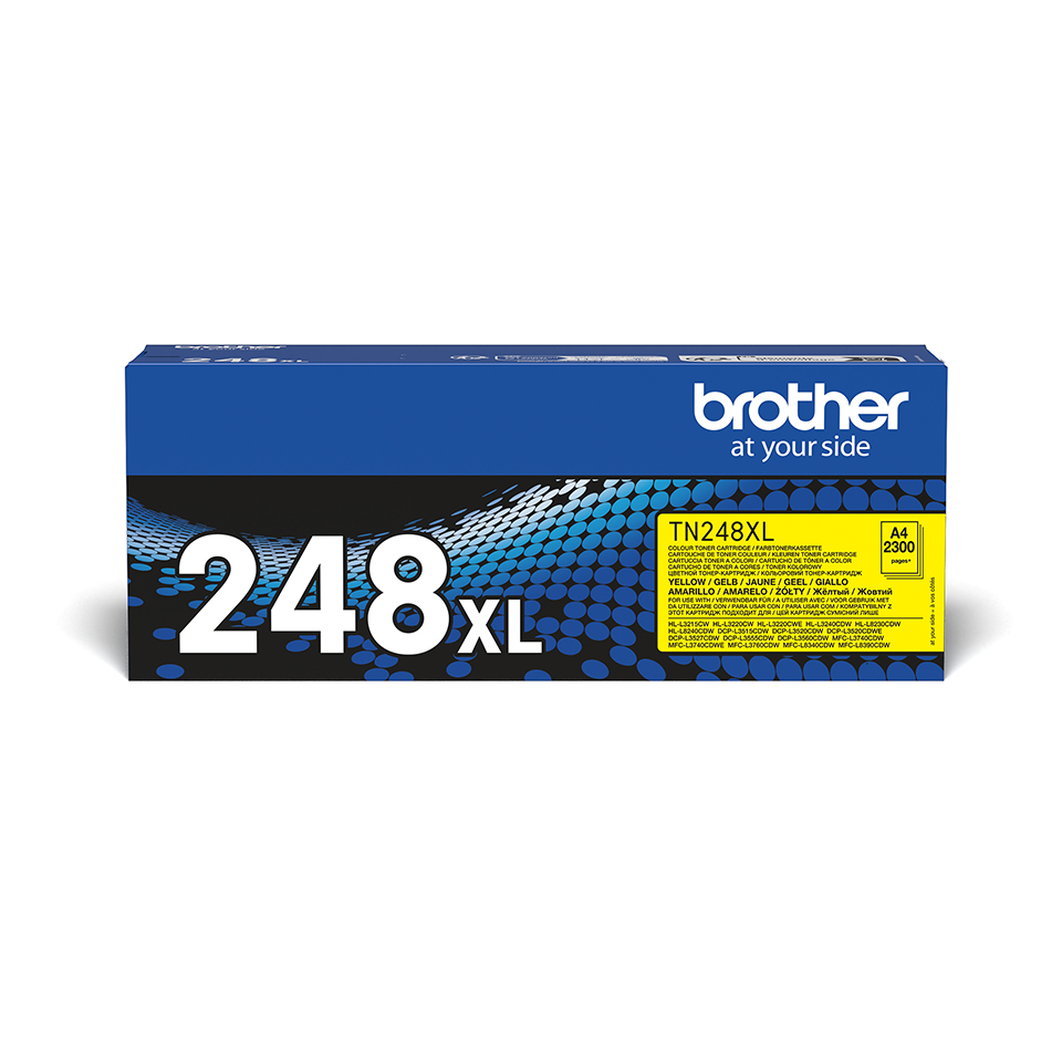 Brother - TN248XLY,yellow toner (až 2 300 stran)