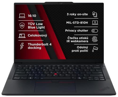 Lenovo ThinkPad E14 Gen 7, 14" WUXGA, Intel Core Ultra 5 226V, 16GB RAM, 512GB SSD, Windows 11 Pro, černý