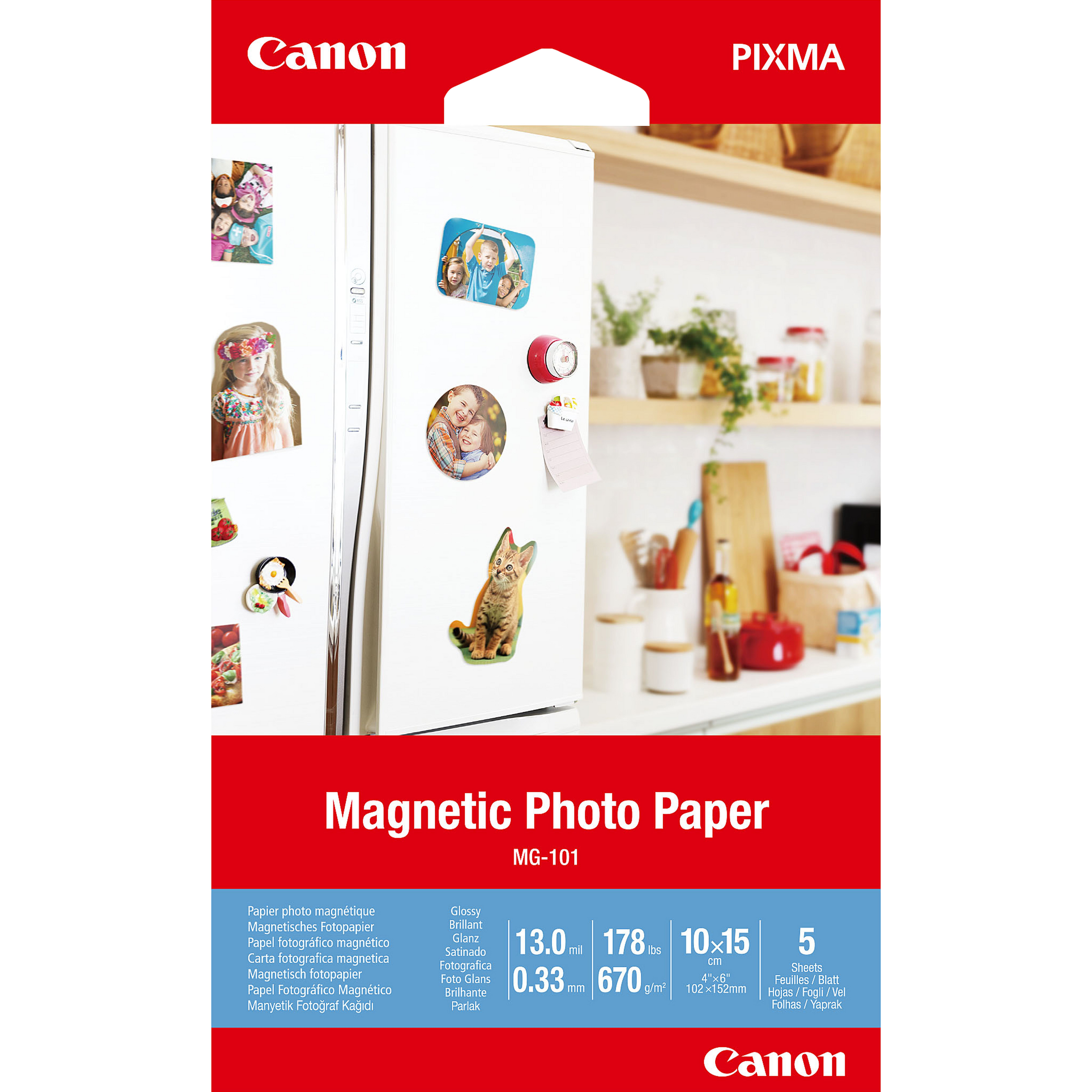 Canon MAGNETIC PHOTO PAPER MG-101 4x6 (5)