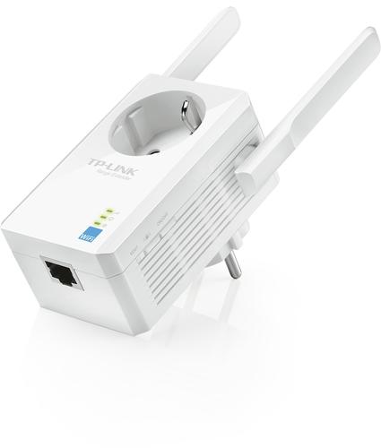 TP-LINK TL-WA860RE Wifi N Range Extender, průchozí zásuvka, dvě fixní antény