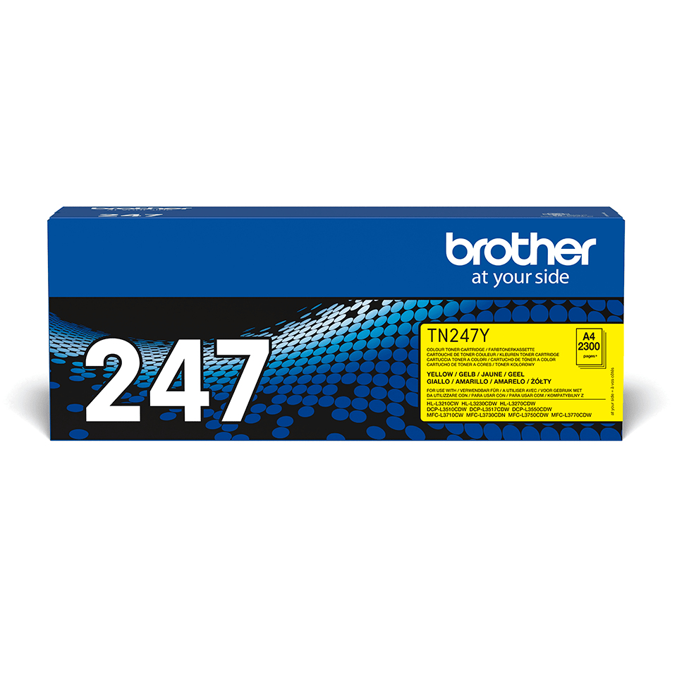 Brother - TN-247Y, Yellow toner (až 2 300 stran)