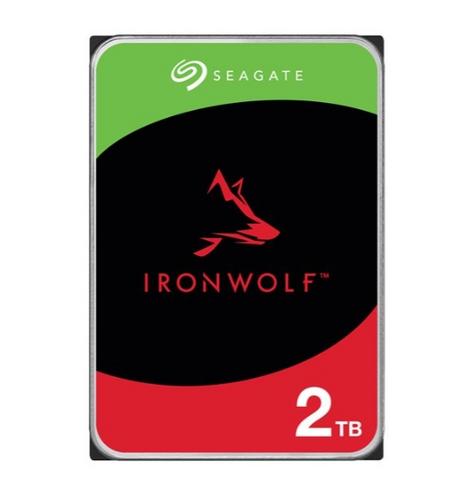 SEAGATE ST2000VN003 hdd IronWolf 2TB CMR 5400rpm 256MB NAS HDD 24x7 1-8bay 180MB/s 3.5 RAID SATA3-6Gbps