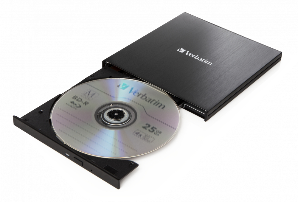 VERBATIM Externí Blu-ray Slimline vypalovačka USB 3.1 Gen 1 (USB-C)