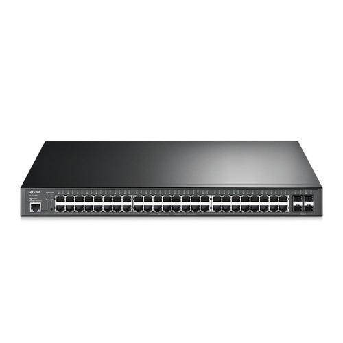 TP-LINK TL-SG3452XP Řízený switch JetStream L2+ s 52 gigabitovými porty a 4 10GE SFP+ porty a napájením PoE+ na 48 portech