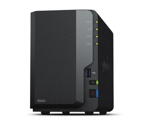SYNOLOGY DS223 Disc Station datové úložiště (pro 2x HDD, Realtek CPU RTD1619B, 2GB DDR4 RAM, NAS)