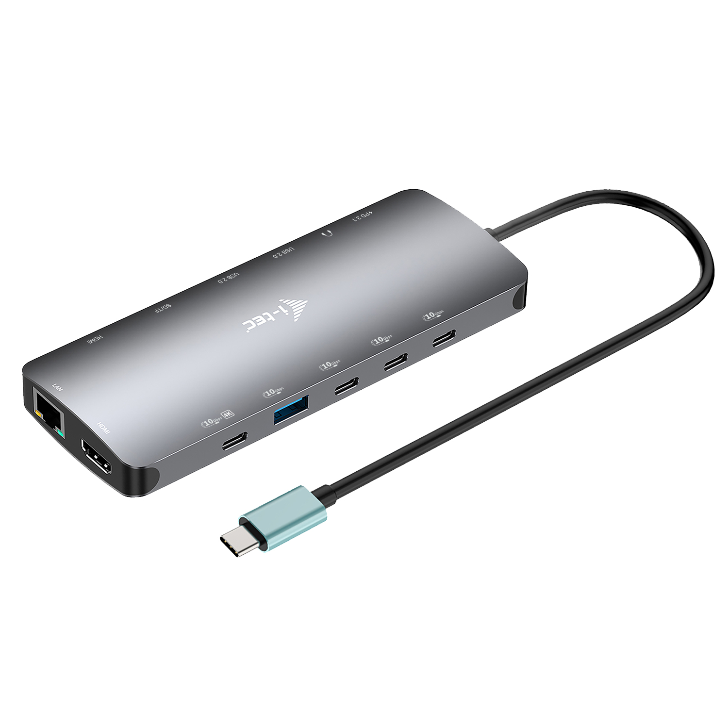 i-tec USB-C Metal Nano 3x Display Dock, 2x HDMI 1x USB-C video, Power Delivery 1