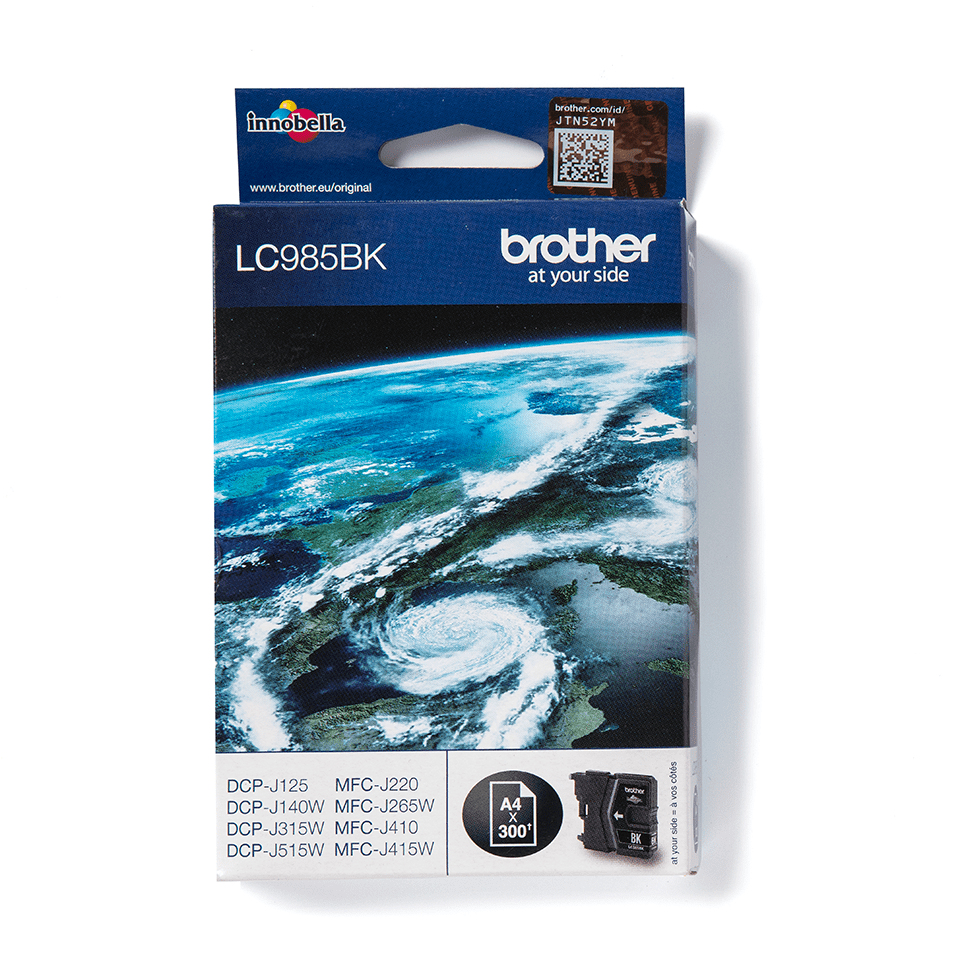 Brother LC-985BK (inkoust černý, 300 str.@ 5%, draft)