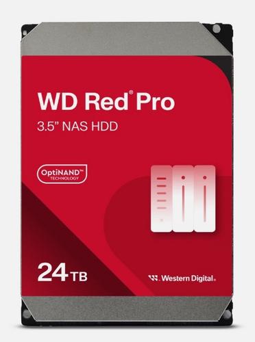 WDC WD241KFGX hdd RED PRO 24TB SATA3-6Gbps 7200rpm 512MB RAID (24x7 pro NAS) 287MB/s CMR
