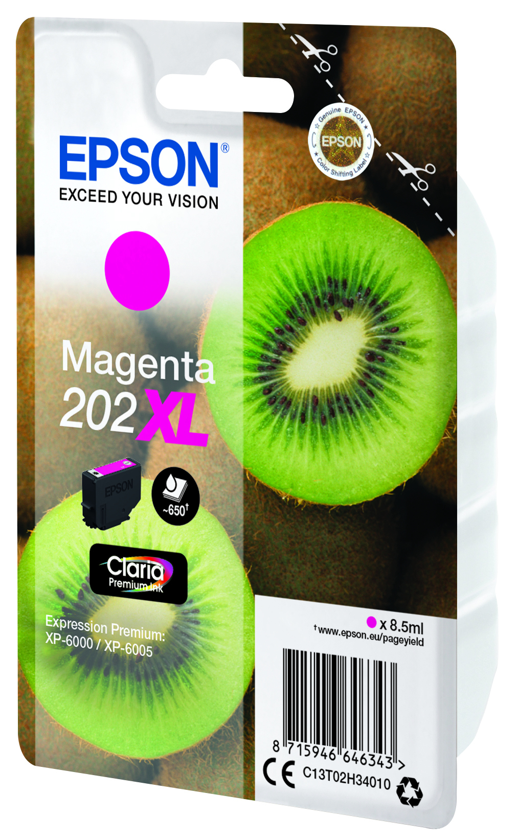 EPSON cartridge T02H3 magenta XL (kiwi)