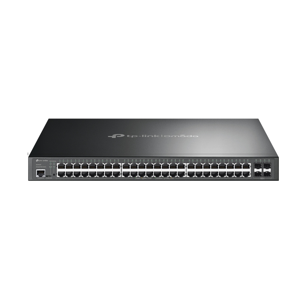 TP-Link SG3452P Omada 52-Port Gigabit L2+ Managed Switch with 48-Port PoE+