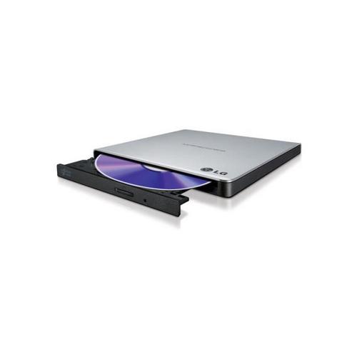 HLDS (HITACHI-LG) DVD±RW GP57ES40 SLIM external stříbrná USB 2.0, 8xDVD±RW, 5xDVD-RAM, silver, slim stříbrna