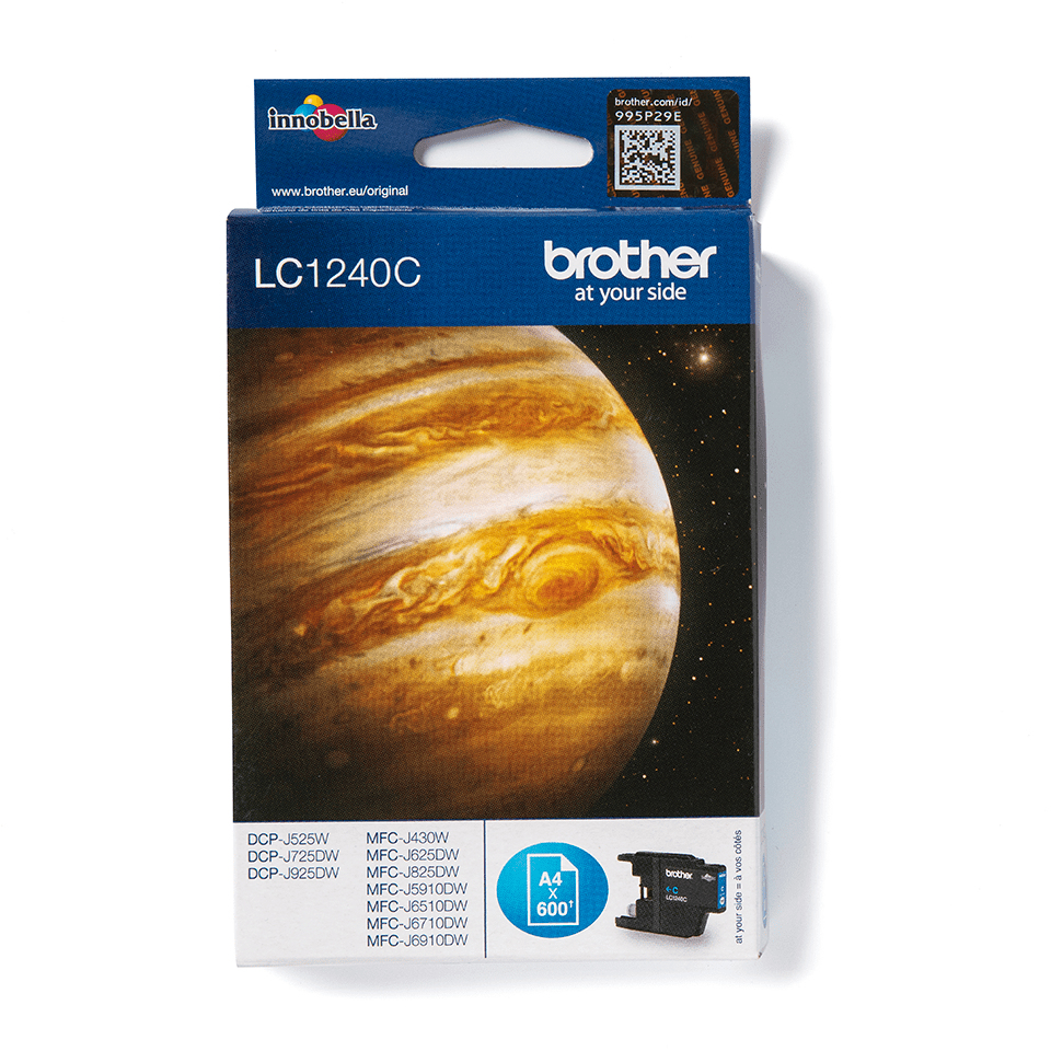 Brother LC-1240C (ink. azurový, 600 str. @ 5%)