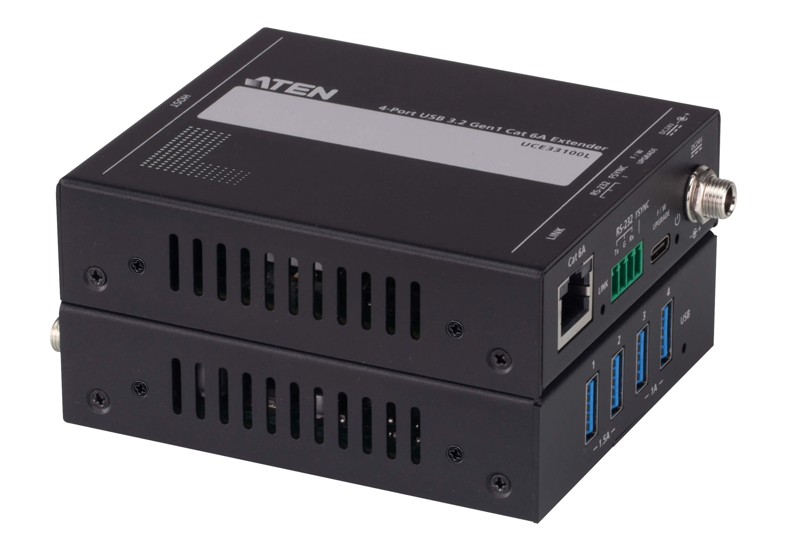 ATEN UCE33100 4portový USB 3.2 Gen 1 Cat 6A extender (do 100 m)