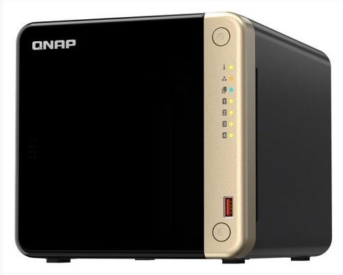 QNAP TS-464-8G TurboNAS server s RAID, 1x 8GB fix DDR4, pro 4x3,5/2.5" SATA HDD/SSD (1xHDMI, 2xUSB3+2xGLAN datové úložiště)