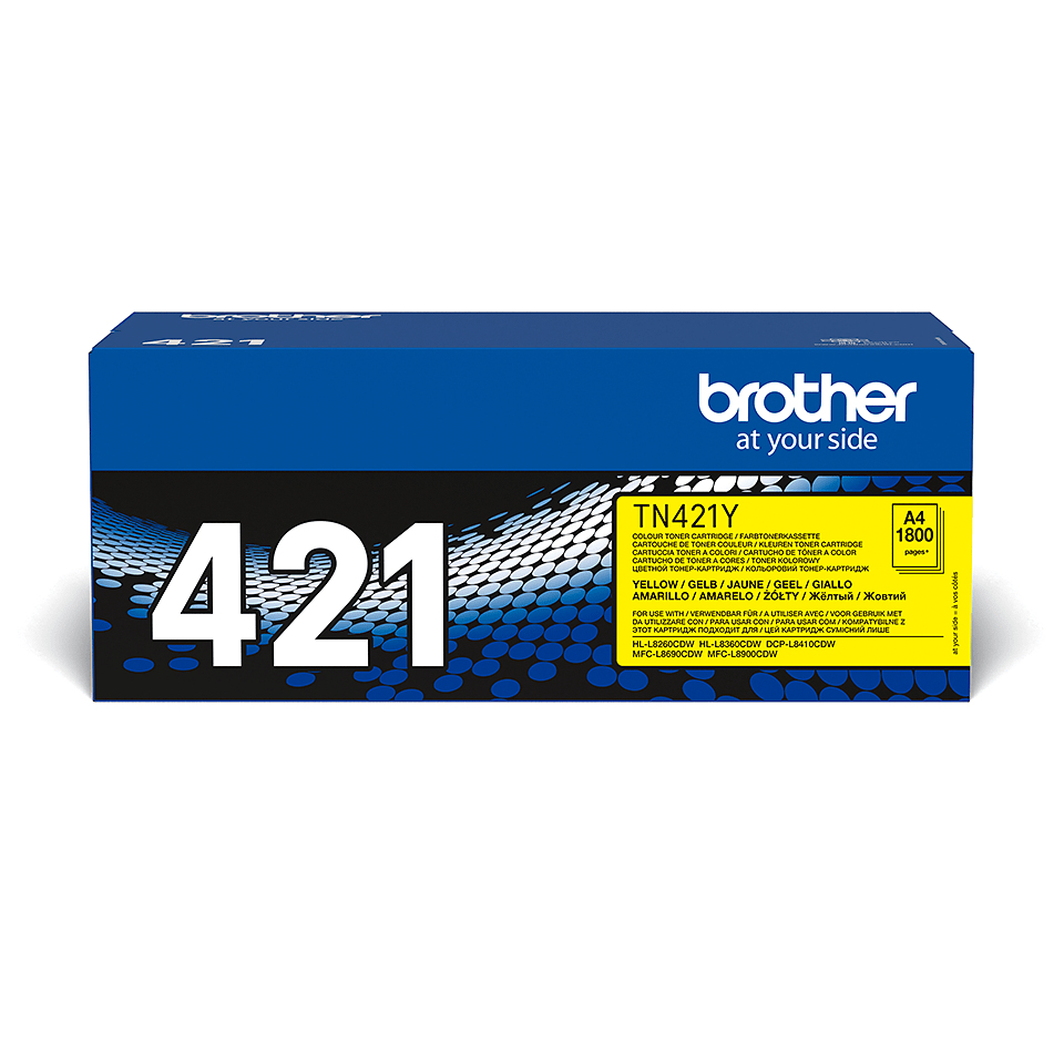 Brother - TN-421Y, toner yellow (až 1 800 stran)