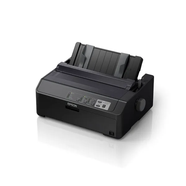 Epson FX-890IIN – ovládací panel vpravo, vstup papíru vzadu
