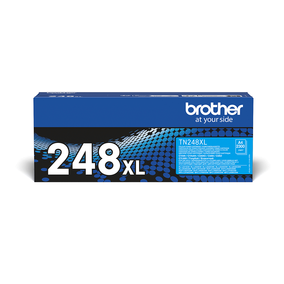 Brother - TN248XLC, cyan toner (až 2 300 stran)