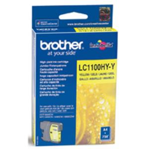 BROTHER LC-1100HY-Y originální náplň žlutá - 750 stran