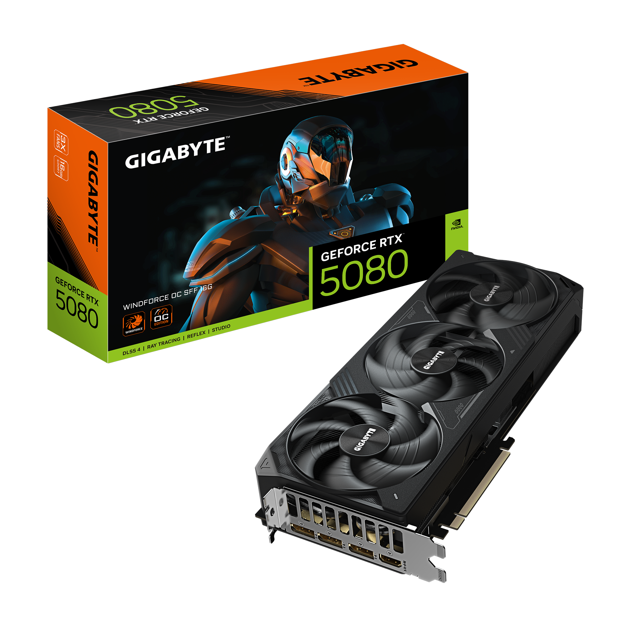 GIGABYTE GeForce RTX 5080 WINDFORCE OC 16G