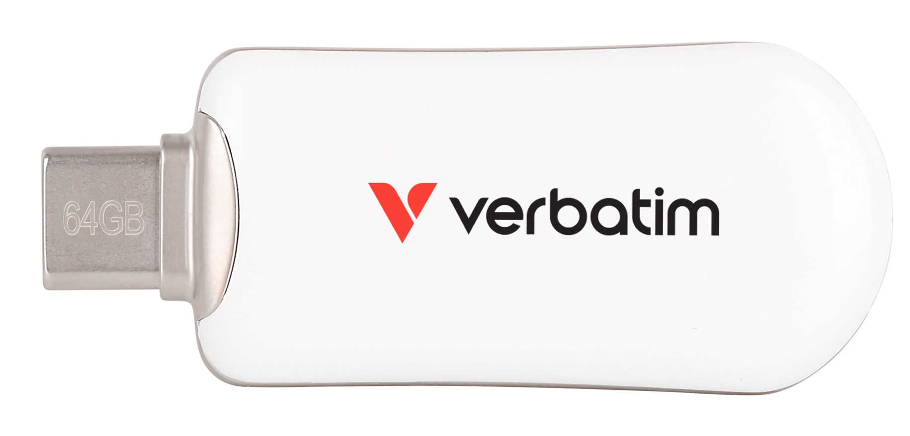 VERBATIM Plectra 64GB USB-C 3.2 Gen 1 bílá