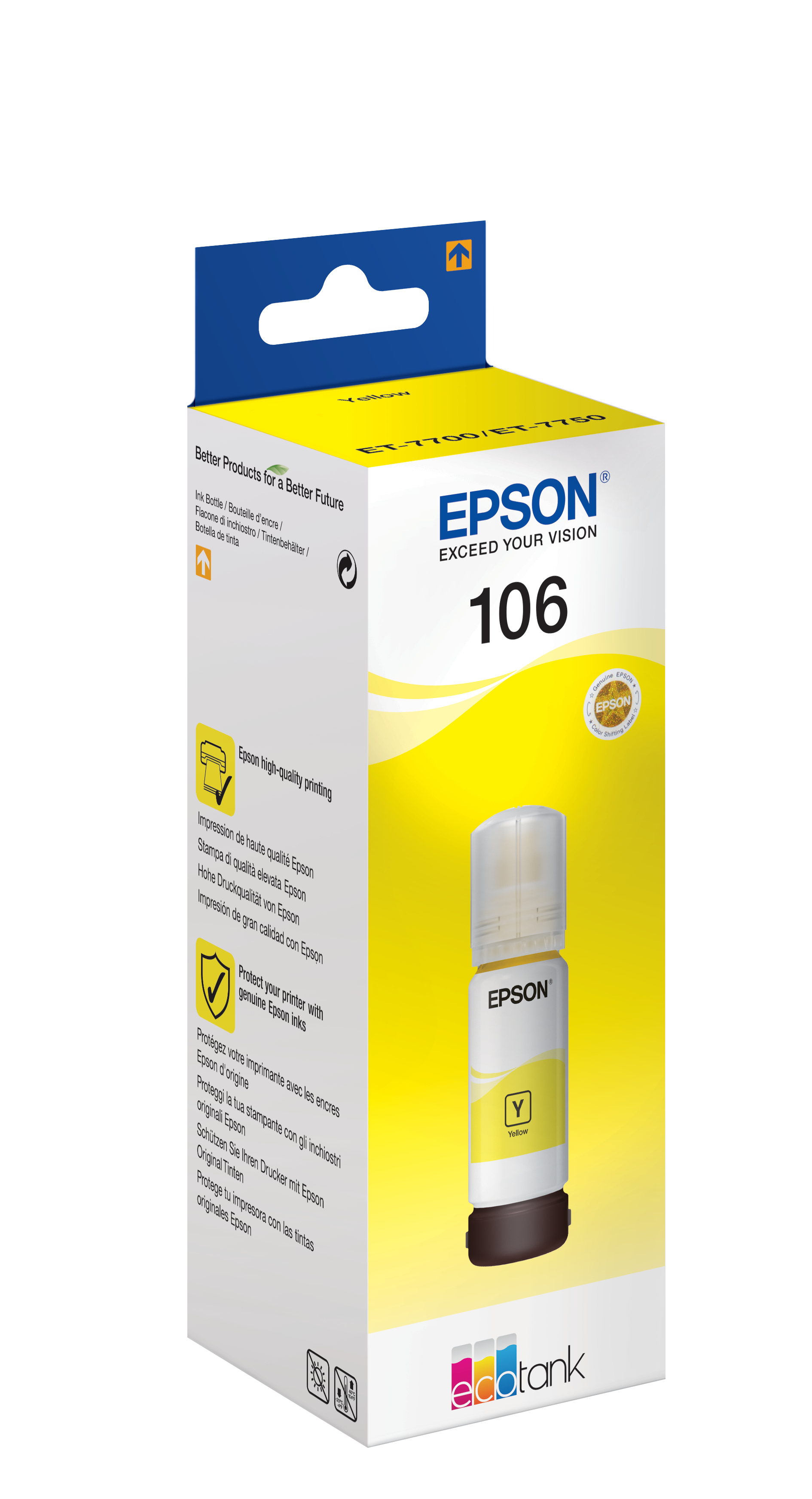 EPSON container T00R4 106 yellow ink (70ml - L7160/L7180)