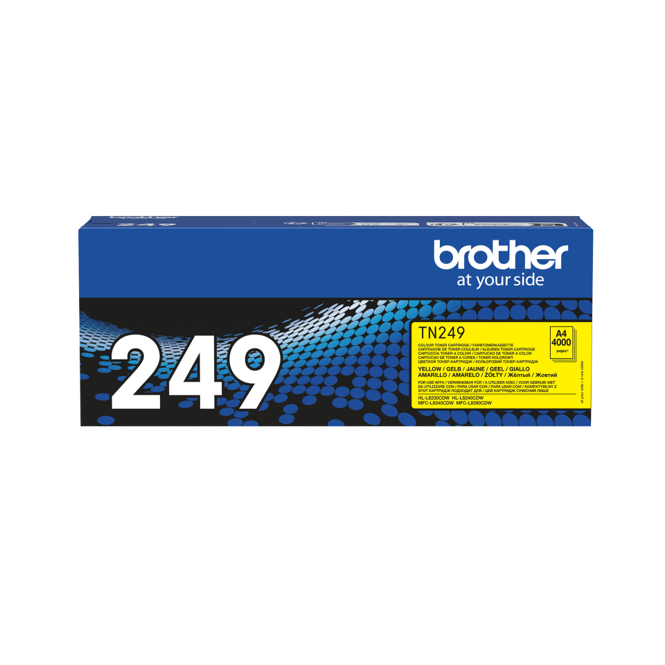 Brother - TN249Y yellow toner (až 4000 stran)