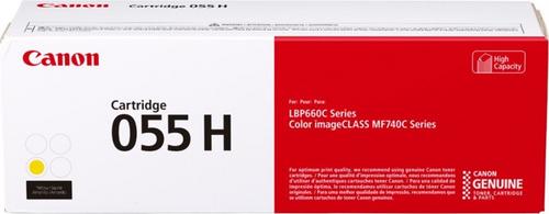 CANON CRG 055 H originální toner žlutá pro LBP664Cx, LBP663Cdw, MF746Cx, MF744Cdw, MF742Cdw