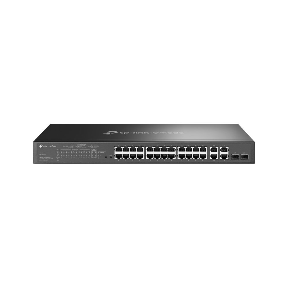 TP-Link TL-SL2428P JetStream Switch L2/L3/L4 QoS a IGMP 24x10/100 Mbps 2xSFP PoE
