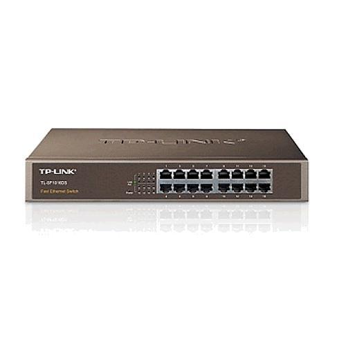 TP-LINK TL-SF1016DS 16port 16xTP 10/100Mbps 16port switch, kovový