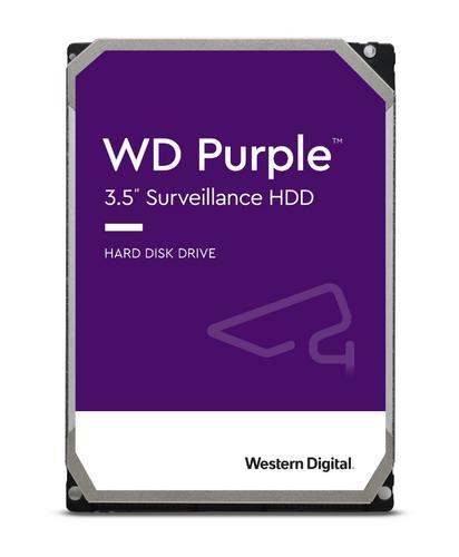 WDC WD34PURZ hdd 3TB SATA3-6Gbps 5400rpm 128MB CMR (řada PURPLE sledovací systémy a kamery) 180MB/s