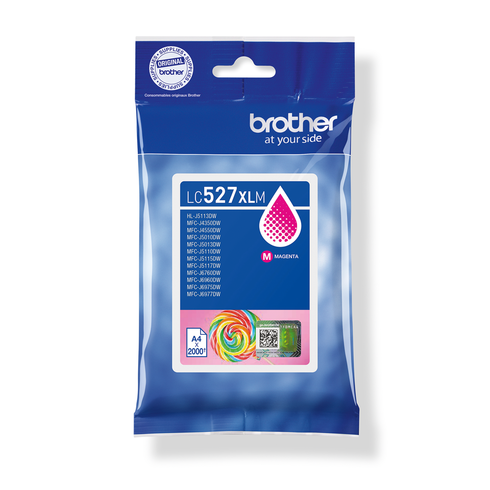 Brother LC527XLM – purpurová