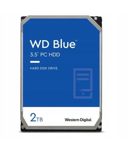 WD Blue 2 TB, SATA 3, 5400 ot./min, 64 MB cache