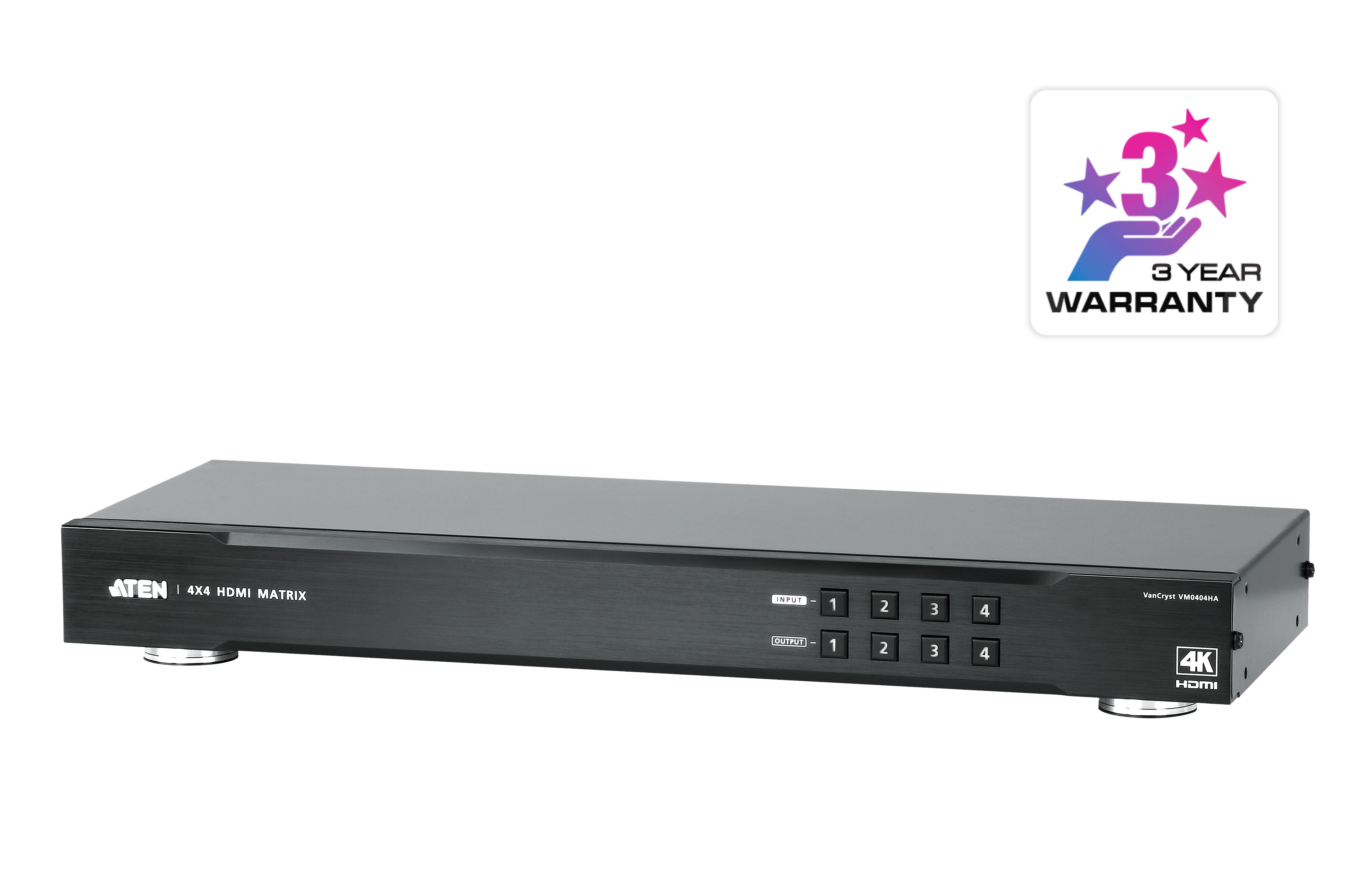 ATEN 4x4 4K HDMI Martrix Switch