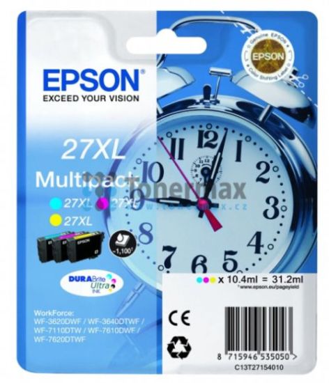Epson T2715 – azurová, purpurová, žlutá
