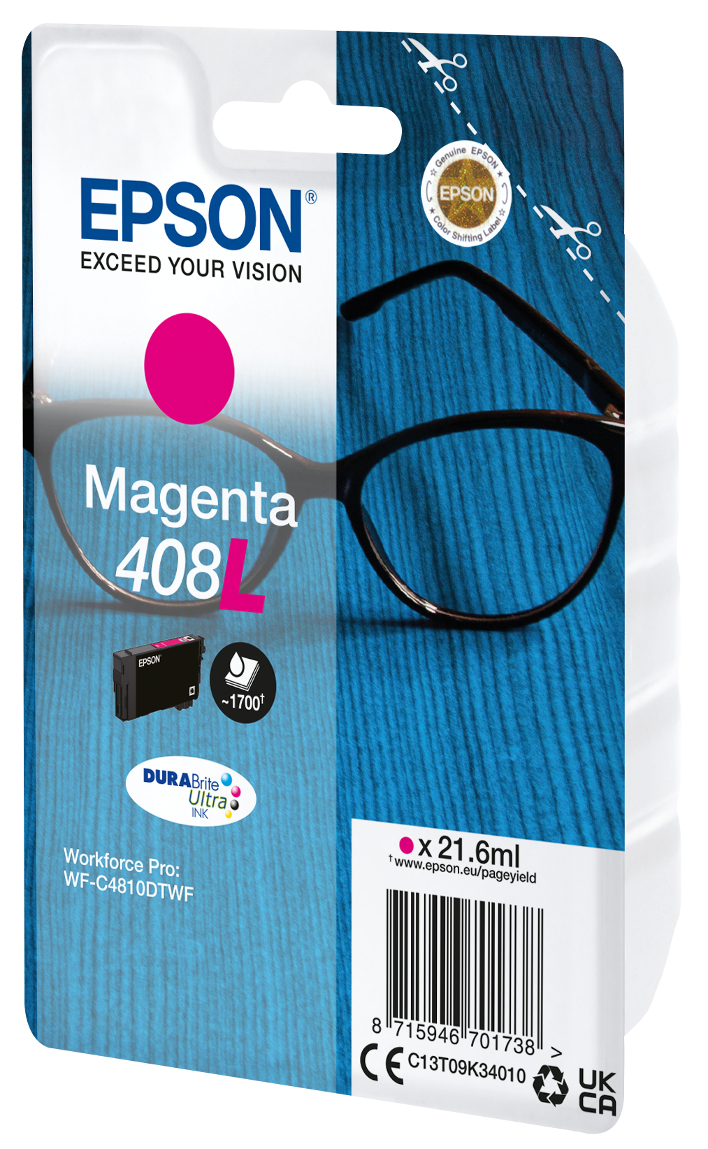 EPSON cartridge T09K3 magenta (brýle)