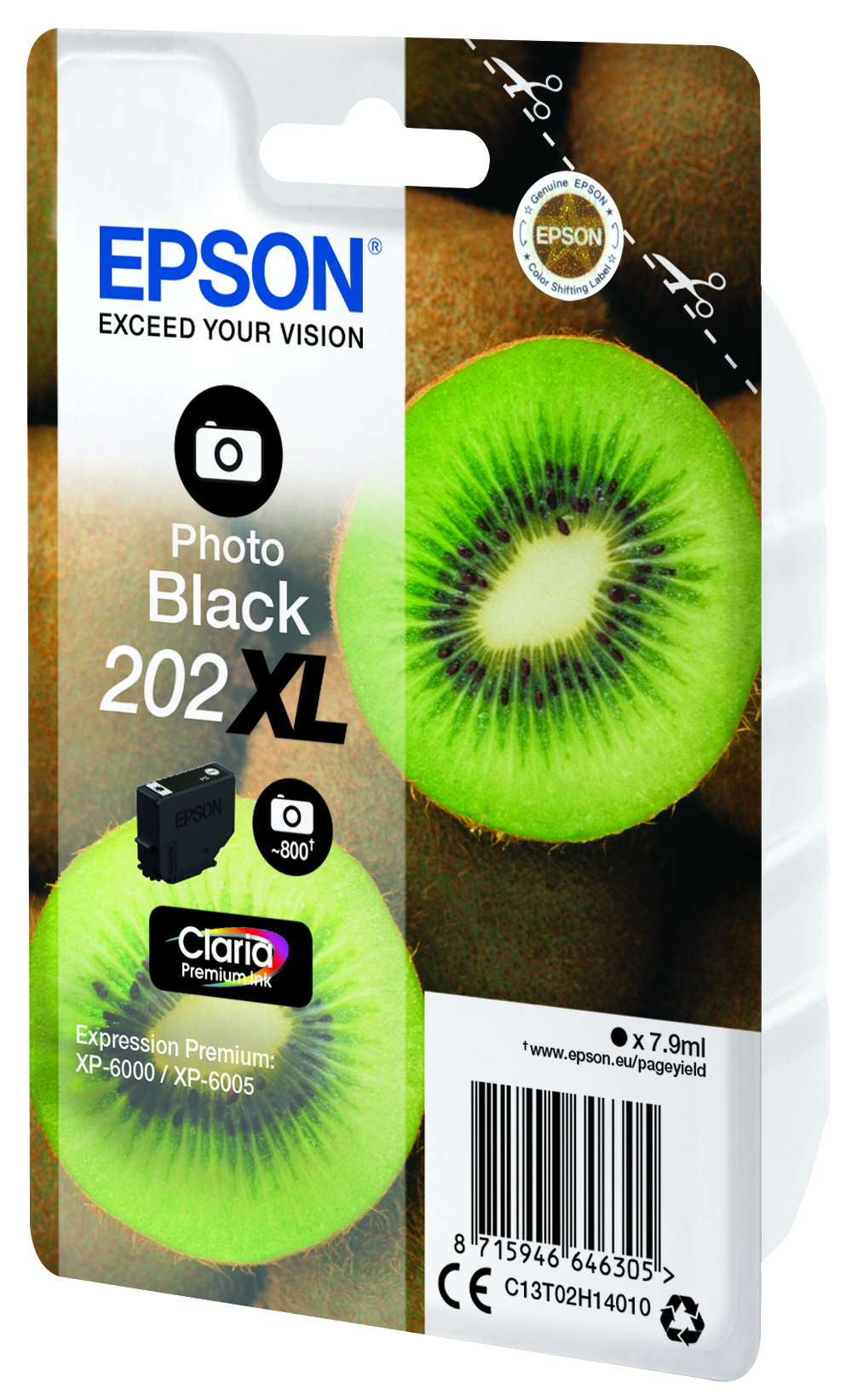 EPSON cartridge T02H1 photo black XL (kiwi)