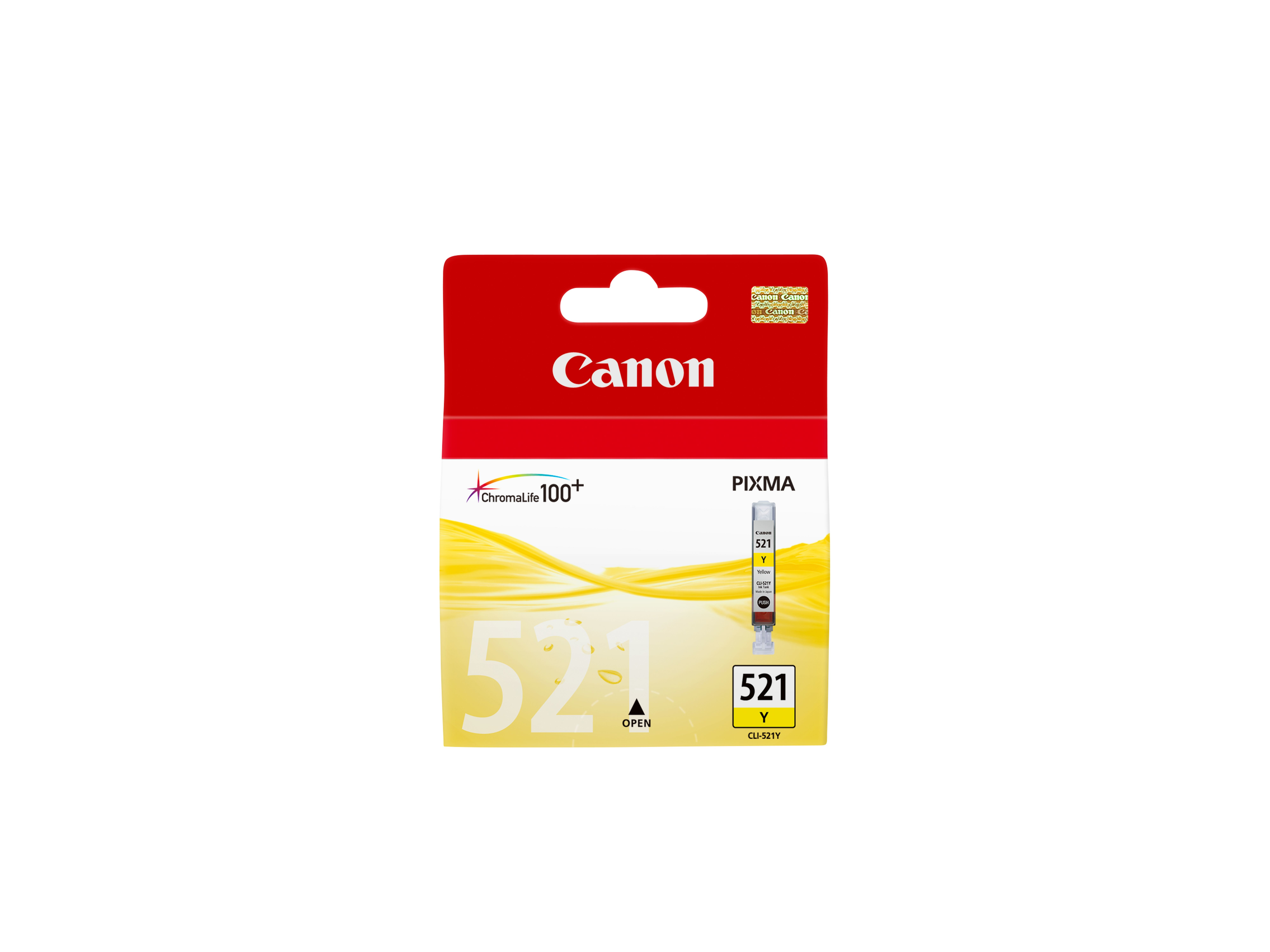 Canon cartridge CLI-521Y Yellow (CLI521Y) / Yellow / 9 ml
