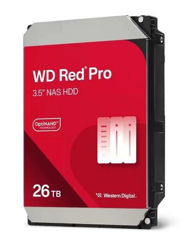 WDC WD260KFGX hdd RED PRO 26TB SATA3-6Gbps 7200rpm 512MB RAID (24x7 pro NAS) 287MB/s CMR