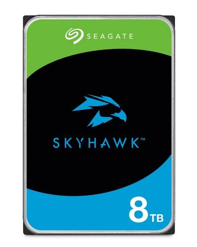 SEAGATE ST8000VX010 hdd SkyHawk 8TB CMR 256MB cache 180MB/s (24x7) SATA3-6Gbps