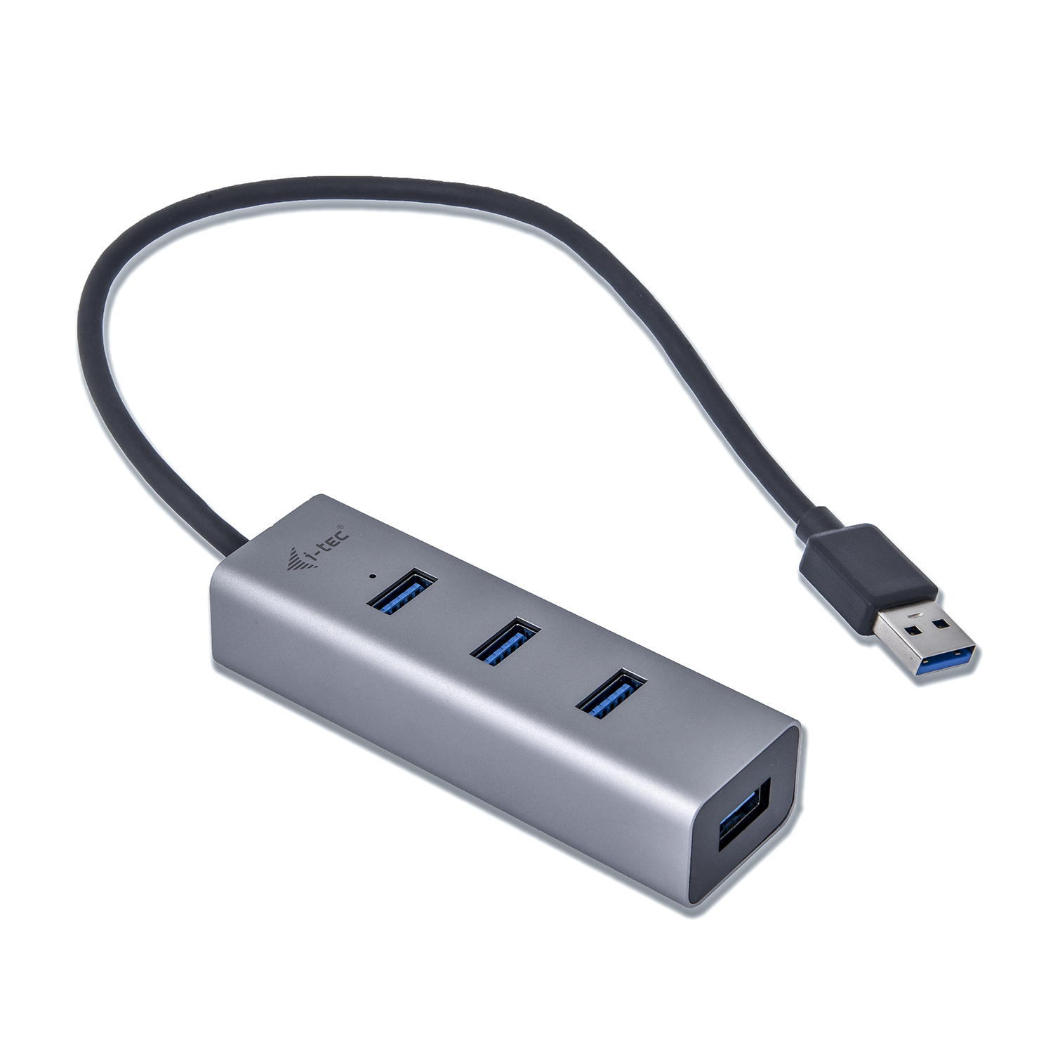 i-Tec USB 3.0 Metal pasivní 4 portový HUB bez napájecího adaptéru